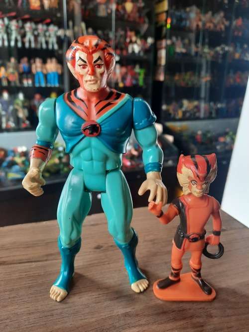 Thundercats 1986 Tygra With PVC Wilykat Vintage Figure 727