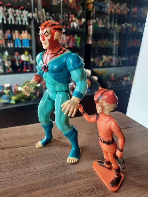 Thundercats 1986 Tygra With PVC Wilykat Vintage Figure 727