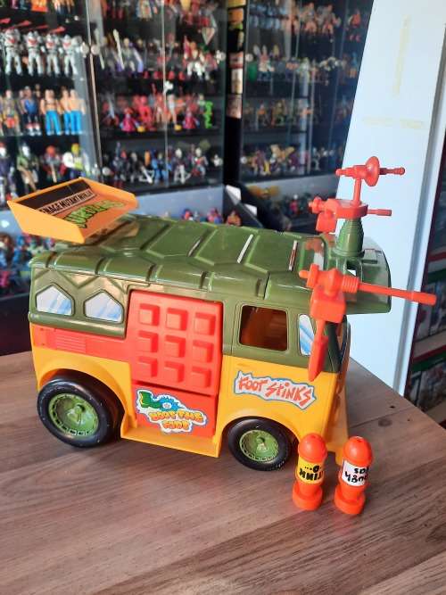 1989 Complete Party Wagon Vintage Figure Teenage Mutant Ninja Turtles