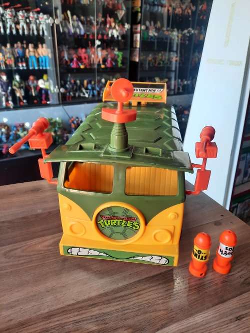 1989 Complete Party Wagon Vintage Figure Teenage Mutant Ninja Turtles