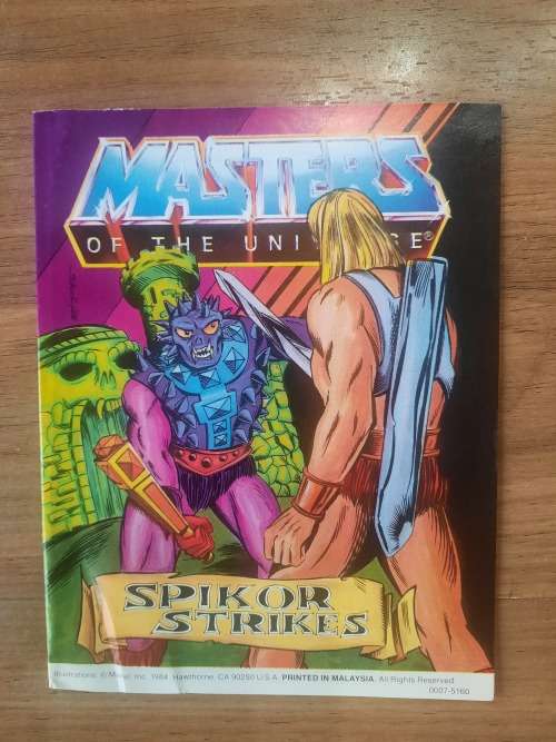 1984 Mini Comic Spikor Strikes of He-Man-Masters of the Universe (MOTU)