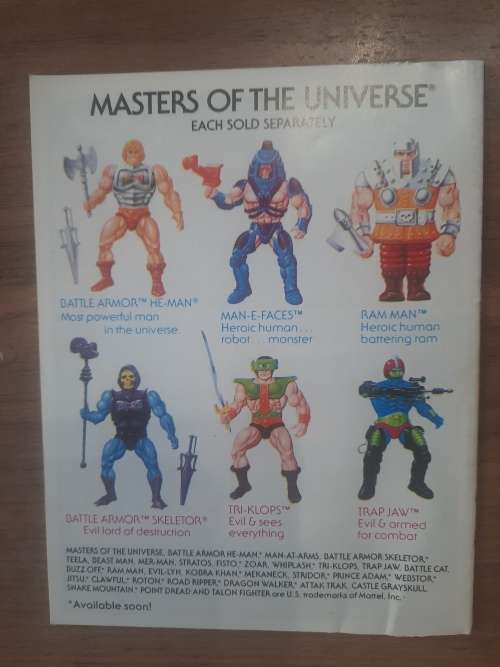 1984 Mini Comic Spikor Strikes of He-Man-Masters of the Universe (MOTU)