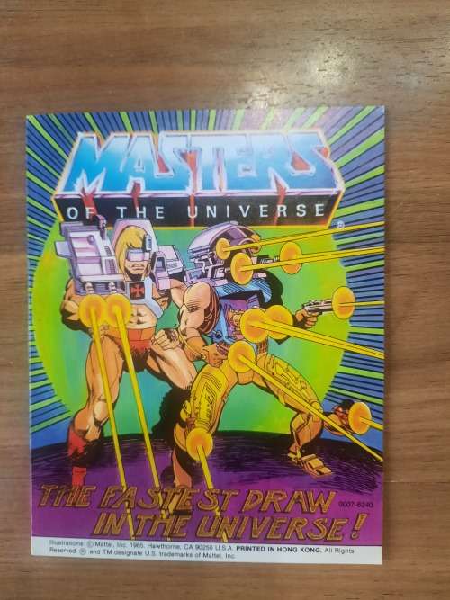 1985 Mini Comic The Fastest Draw In The Universe of He-Man-Masters of the Universe (MOTU)