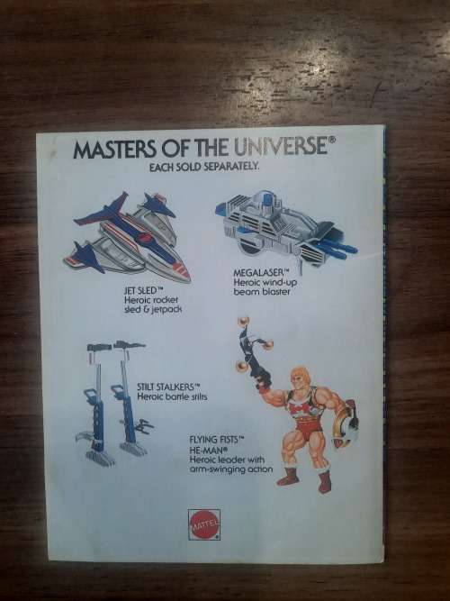 1985 Mini Comic The Fastest Draw In The Universe of He-Man-Masters of the Universe (MOTU)