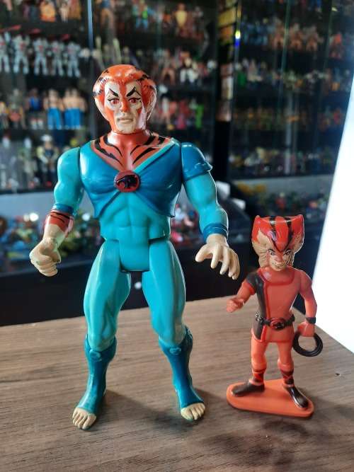 Thundercats 1986 Tygra With PVC Wilykat Vintage Figure 3050