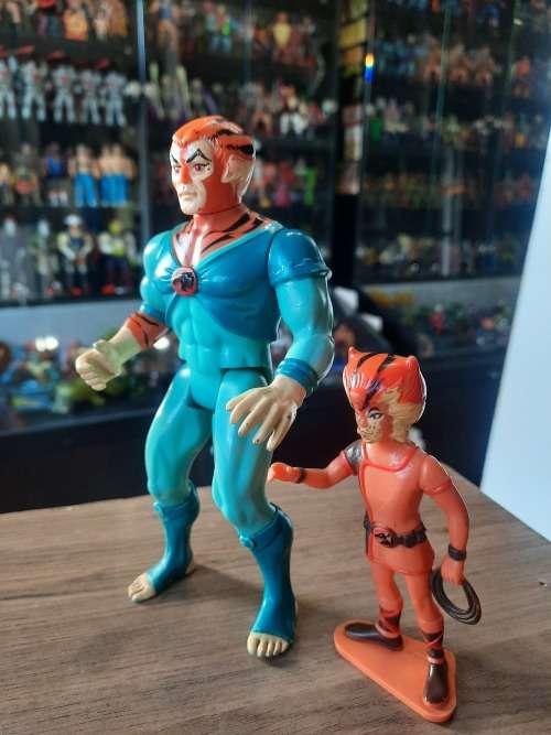 Thundercats 1986 Tygra With PVC Wilykat Vintage Figure 3050