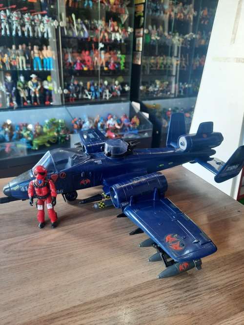 GI Joe 1984 Complete RARE COBRA RATTLER With Wild Weasel Vintage Figures