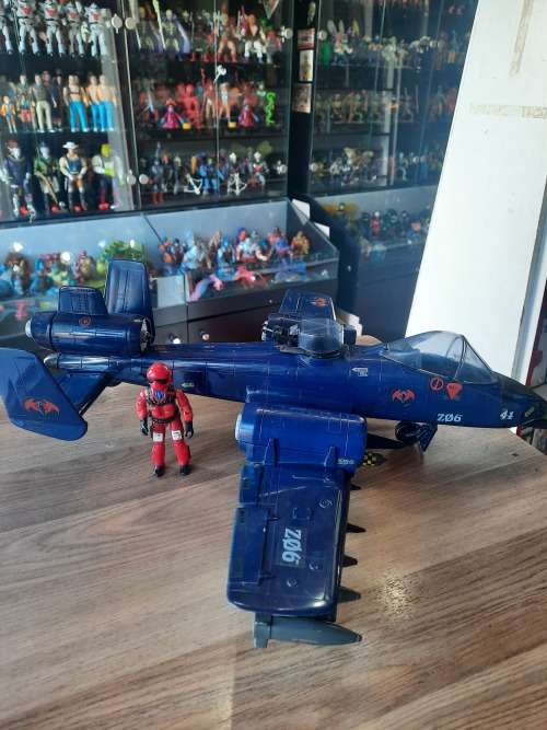 GI Joe 1984 Complete RARE COBRA RATTLER With Wild Weasel Vintage Figures