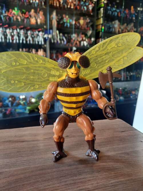 1984 Complete Buzz-Off of He-Man-Masters of the Universe #1960 (MOTU) Vintage Figure