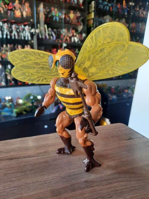 1984 Complete Buzz-Off of He-Man-Masters of the Universe #1960 (MOTU) Vintage Figure