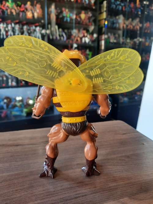 1984 Complete Buzz-Off of He-Man-Masters of the Universe #1960 (MOTU) Vintage Figure
