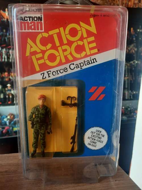 MOC Action Force 1982 Z Force Captain Vintage Figure