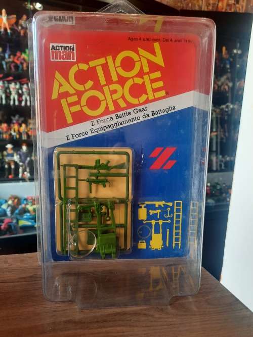 MOC Action Force 1982 Z Force Battle Gear Vintage Figure