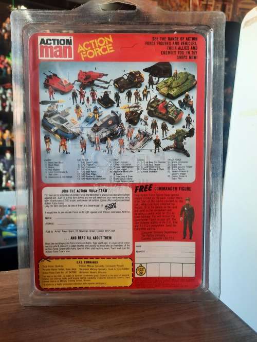MOC Action Force 1982 S.A.S Commando Vintage Figure