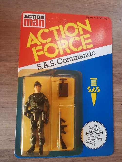MOC Action Force 1982 S.A.S Commando Vintage Figure