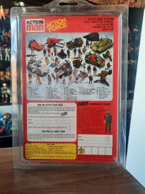 MOC Action Force 1982 S.A.S Pilot Vintage Figure