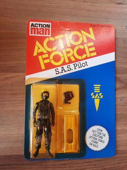 MOC Action Force 1982 S.A.S Pilot Vintage Figure