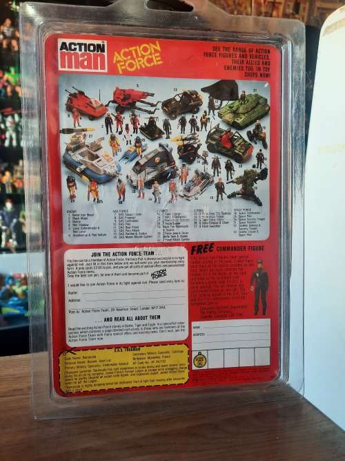 MOC Action Force 1982 S.A.S Frogman Vintage Figure