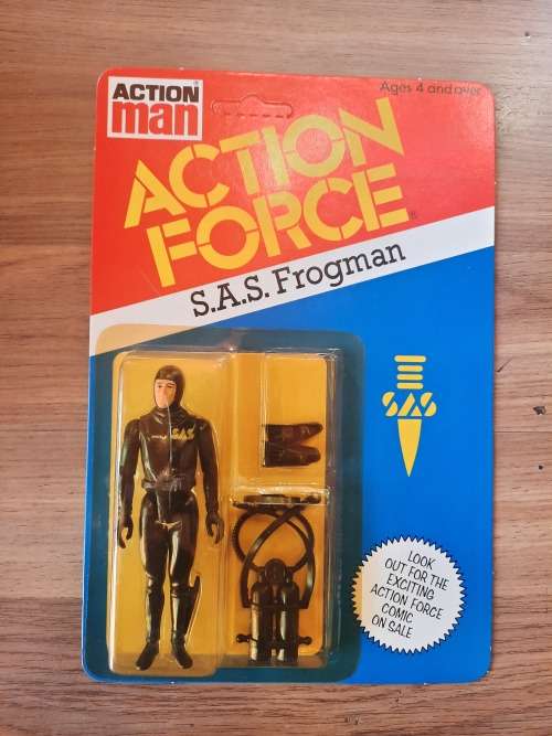 MOC Action Force 1982 S.A.S Frogman Vintage Figure