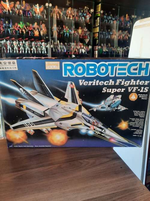 ROBOTECH 1986 Complete Boxed Harmony Gold Veritech Fighter (UNUSED) Vintage Figure