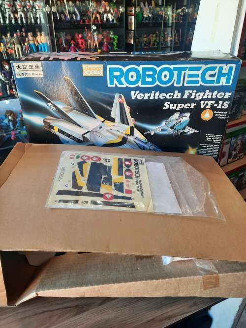ROBOTECH 1986 Complete Boxed Harmony Gold Veritech Fighter (UNUSED) Vintage Figure