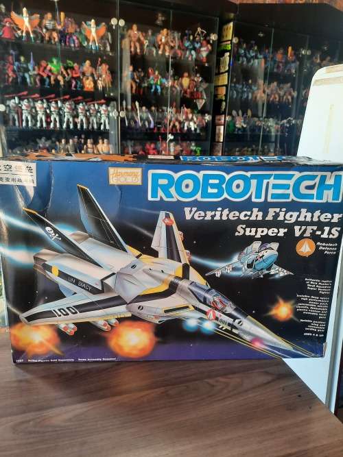 ROBOTECH 1986 Complete Boxed Harmony Gold Veritech Fighter (UNUSED) Vintage Figure