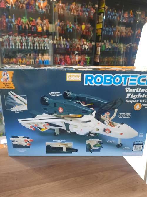ROBOTECH 1986 Complete Boxed Harmony Gold Veritech Fighter (UNUSED) Vintage Figure