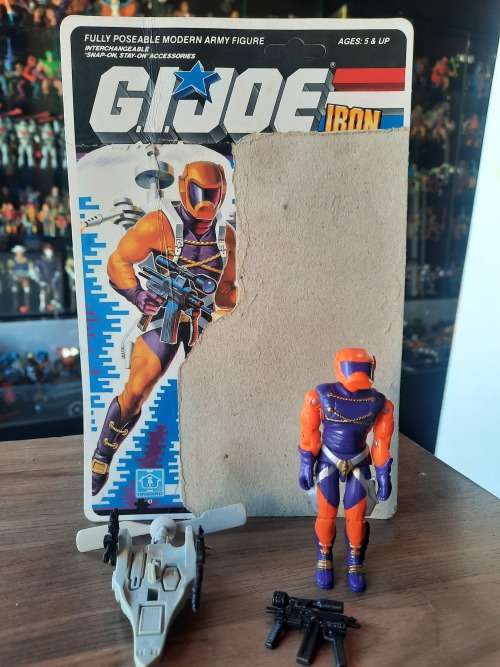 GI Joe 1989 Complete Annihilator With Cardback Vintage Figures