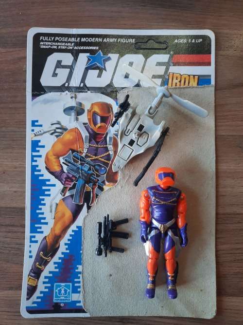 GI Joe 1989 Complete Annihilator With Cardback Vintage Figures