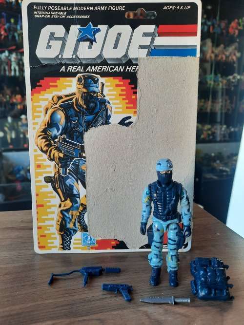 GI Joe 1988 Complete Shockwave With Cardback Vintage Figures