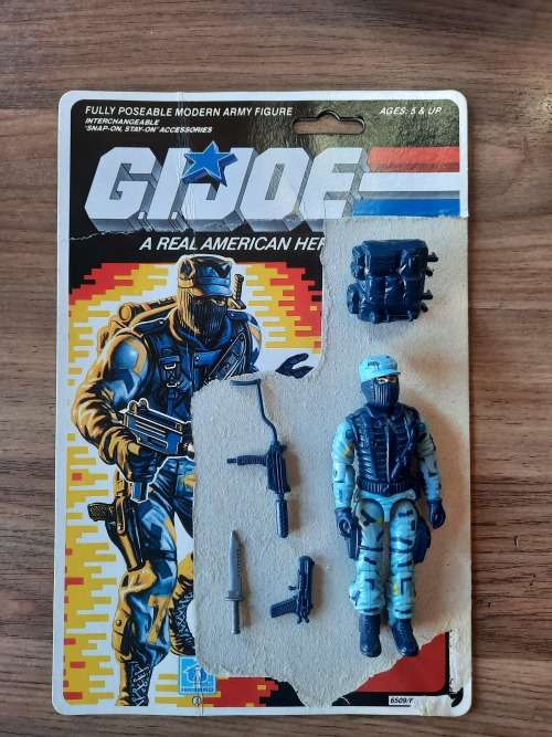 GI Joe 1988 Complete Shockwave With Cardback Vintage Figures