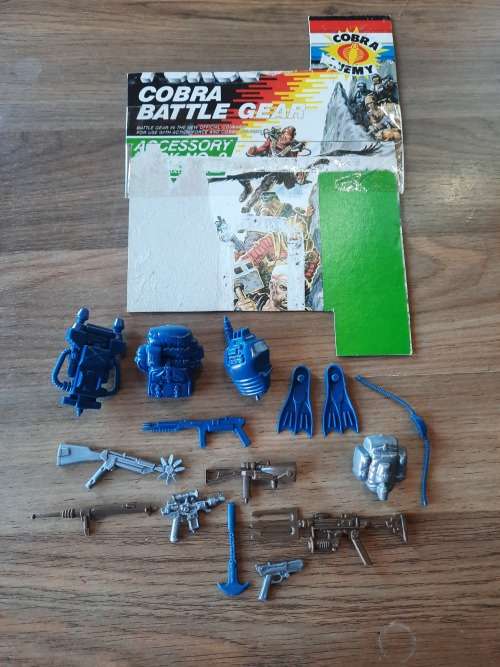 GI Joe 1988 Cobra Battle Gear Accessory Pack Vintage Figures