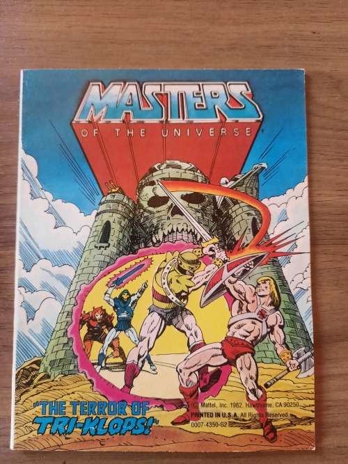 1982 Mini Comic The Terror Of Tri-Klops of He-Man-Masters of the Universe (MOTU)