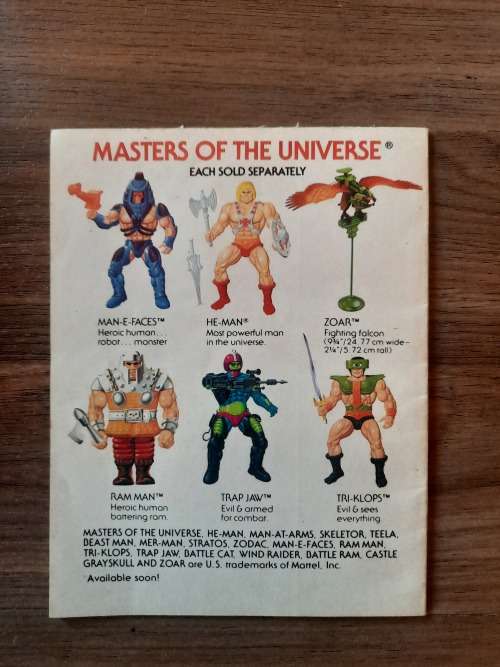 1982 Mini Comic The Terror Of Tri-Klops of He-Man-Masters of the Universe (MOTU)