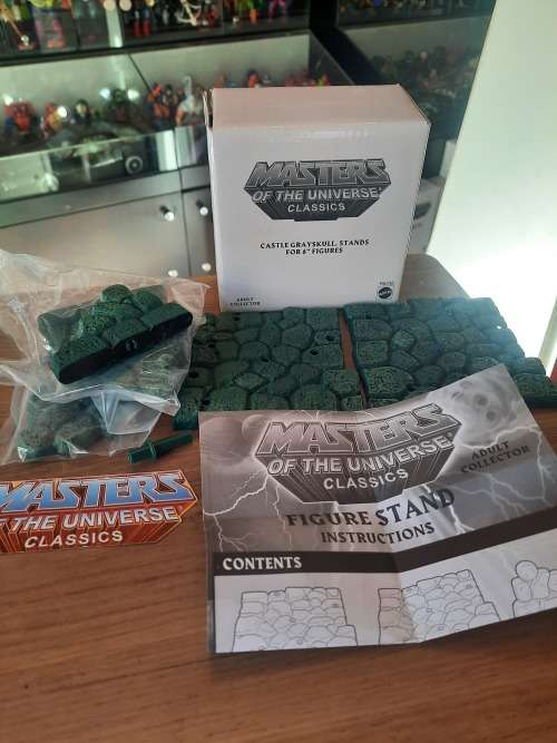 MOTUC Castle Grayskull Stands Masters Of The Universe Classics Figure He-Man