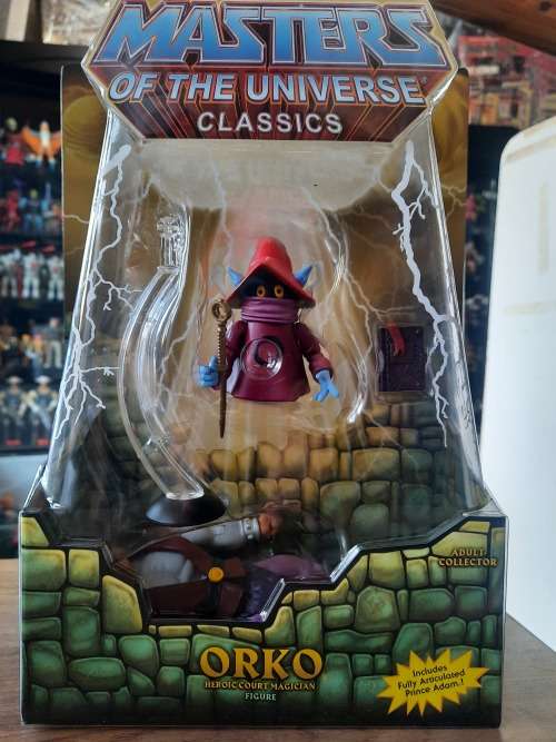 MOTUC ORKO With PRINCE ADAM (MOC) Masters Of The Universe Classics Figure He-Man