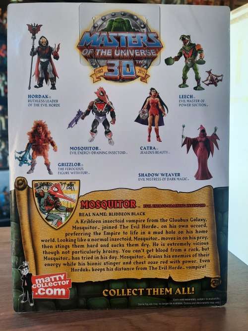 MOTUC MOSQUITOR (MOC) Masters Of The Universe Classics Figure He-Man