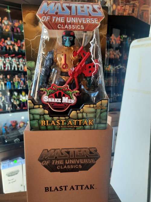 MOTUC BLAST ATTACK (MOC) Masters Of The Universe Classics Figure He-Man