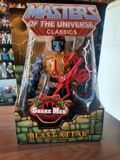 MOTUC BLAST ATTACK (MOC) Masters Of The Universe Classics Figure He-Man