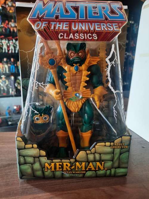 MOTUC MER-MAN (MOC) Masters Of The Universe Classics Figure He-Man