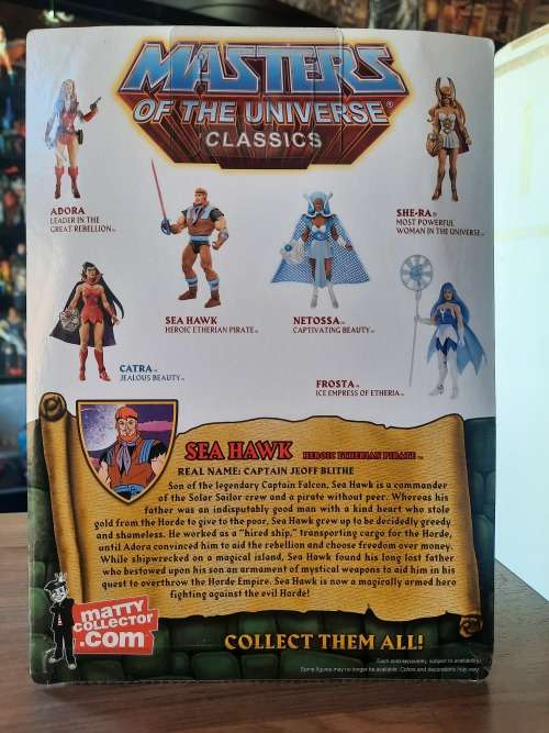 MOTUC SEA HAWK (MOC) Masters Of The Universe Classics Figure He-Man