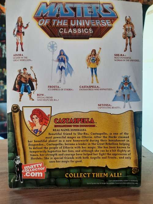MOTUC CASTASPELLA (MOC) Masters Of The Universe Classics Figure He-Man