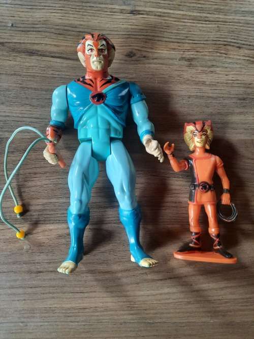 Thundercats 1986 Complete Tygra And PVC Willykat  Vintage Figure 4040