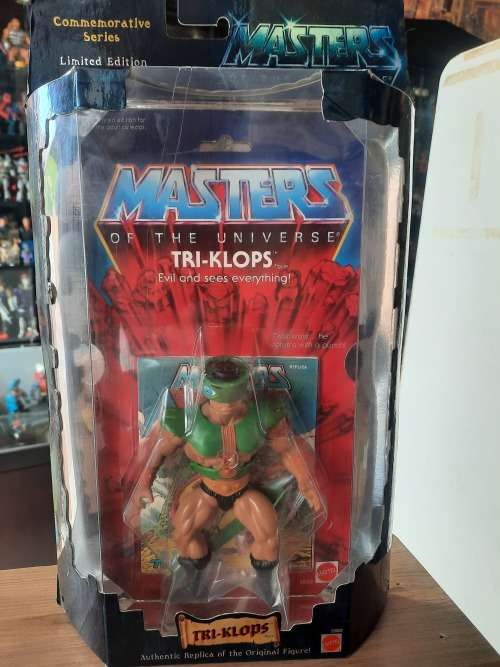 1982/2000 MOC Commemorative TRI-KLOPS of He-Man-Masters of the Universe (MOTU) Vintage Figure