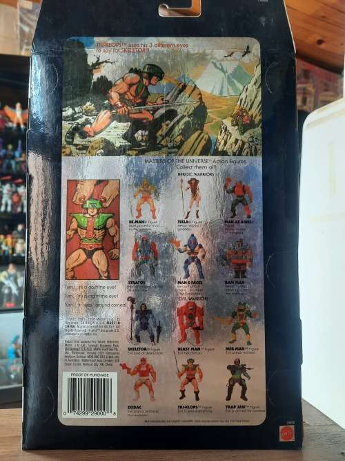 1982/2000 MOC Commemorative TRI-KLOPS of He-Man-Masters of the Universe (MOTU) Vintage Figure