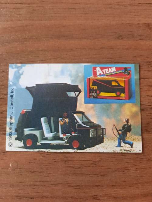 A-Team 1983 Dossier Card 111
