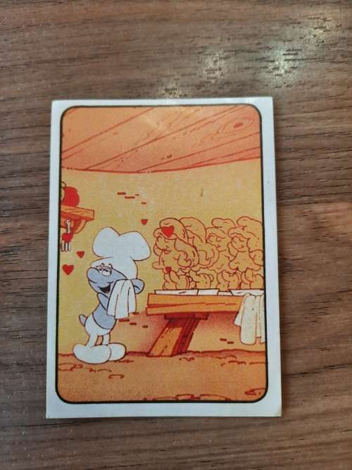 1982 The Smurfs Panini Sticker 76
