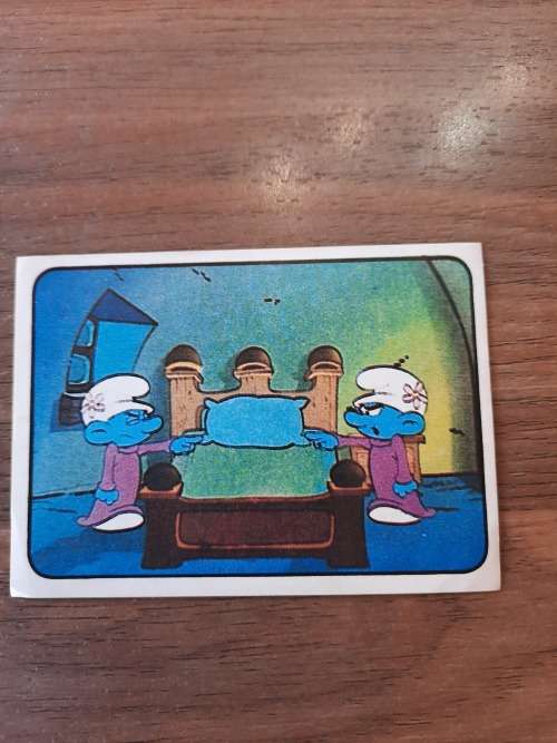 1982 The Smurfs Panini Sticker 60