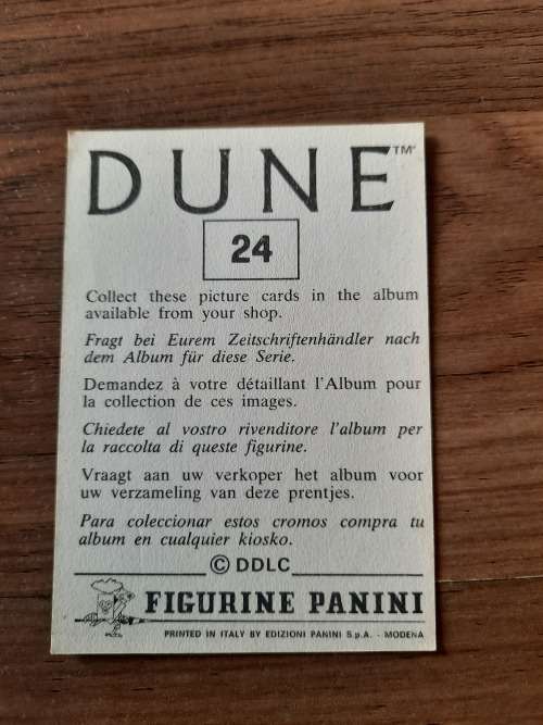 1984 DUNE Panini Sticker 24