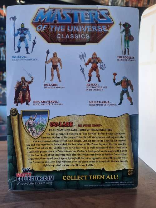 MOTUC OO-LARR (MOC) Masters Of The Universe Classics Figure He-Man